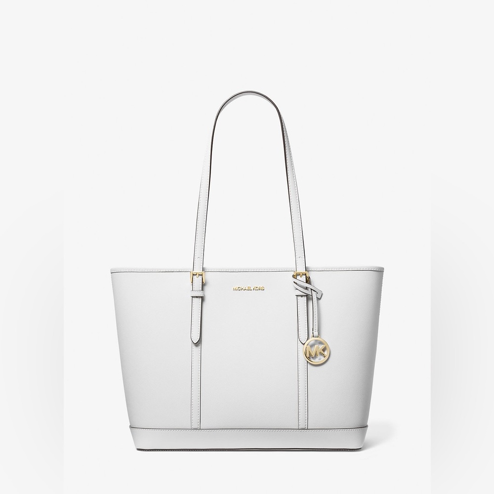 NWT Michael Kors Large Jet Setter Tote White